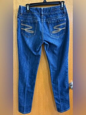 Seven7 Skinny Jeans Size 28 Dark Wash Stretch Denim